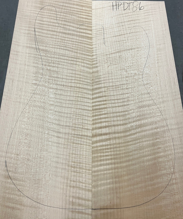Flame Figured Maple Drop Top | HPDT86 | American Specialty Hardwoods