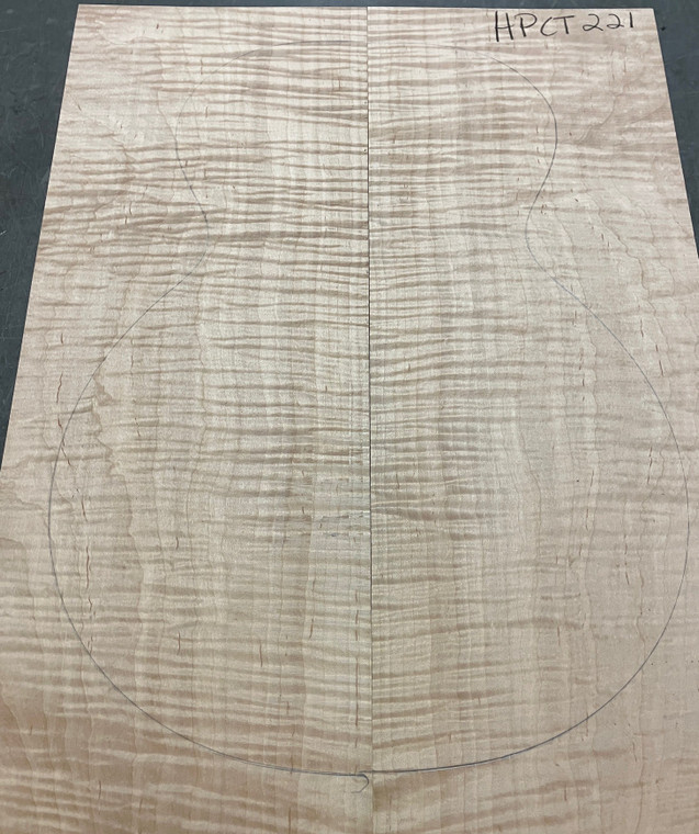 Flame Figured Maple Carve Top | HPCT221 | American Specialty Hardwoods