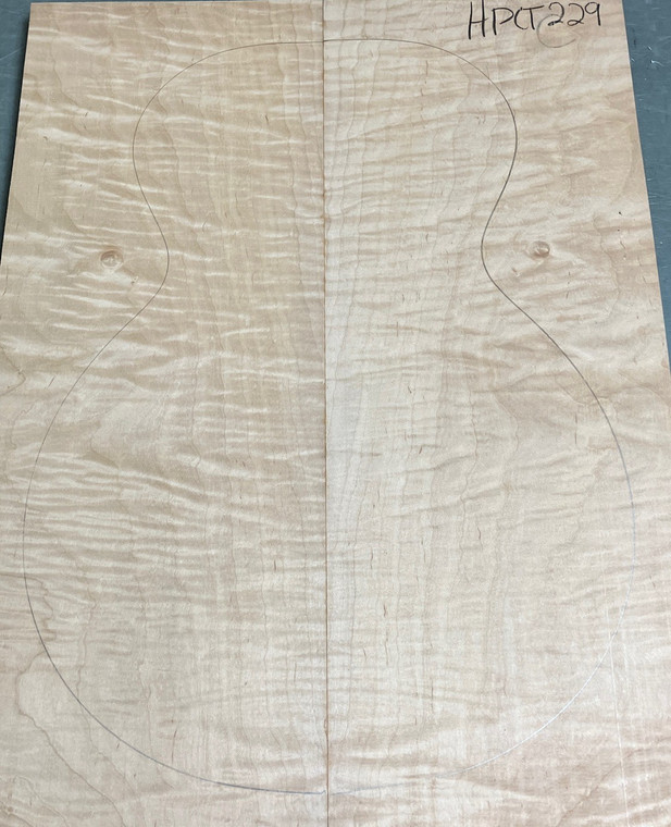 Flame Figured Maple Carve Top | HPCT229 | American Specialty Hardwoods