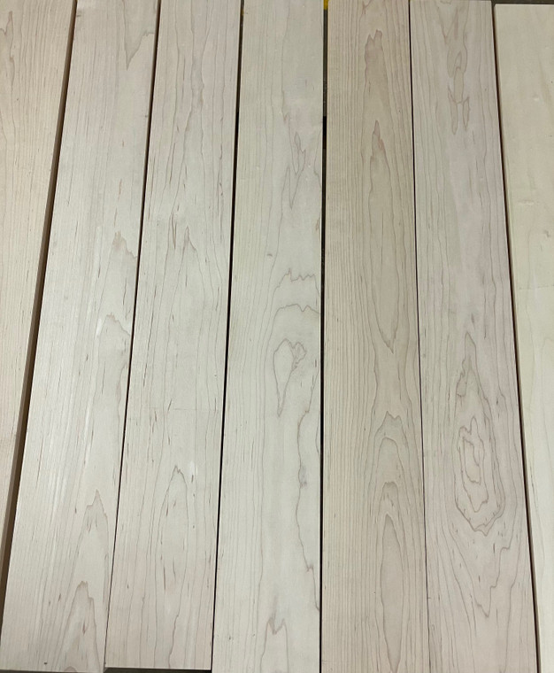 Hard Maple Flat Sawn Neck Blank | 1" x 4.5" x 35" 