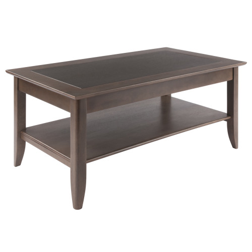 Santino Coffee Table; Oyster Gray