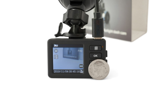 HD Dash Cam Police Minicab Nightvision Cam + FlipDown Rotating LCD