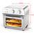 Air Fryer, Geek Chef Convection Air Fryer Toaster Oven, 4 Slice Toaster Air Fryer Oven, Roast, Bake, Broil,Reheat,Fry Oil-Free, Accessories Included, ETL Listed
