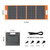 320W Portable Power Station, Flashfish 292Wh 80000mAh Solar Generator Backup Power With LASHFISH 18V/100W Foldable Solar Panel, Portable Solar Charger