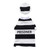 Pet Life Striped Retro Inmate Prisoner Pet Dog Costume Uniform