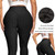 Women TIK Tok Leggings Bubble Textured Butt Lifting Yoga Pants Black Medium
