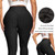 Women TIK Tok Leggings Bubble Textured Butt Lifting Yoga Pants Black Small