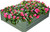 Raised Garden Bed Galvanized Planter Box Anti-Rust Coating for Flowers Vegetables