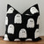 Tufted throw pillow cover, Halloween and fall décor 