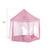 53"H Princess Castle Play Tent House with LED Star Lights for Kids, Indoor and Outdoor, Pink XH