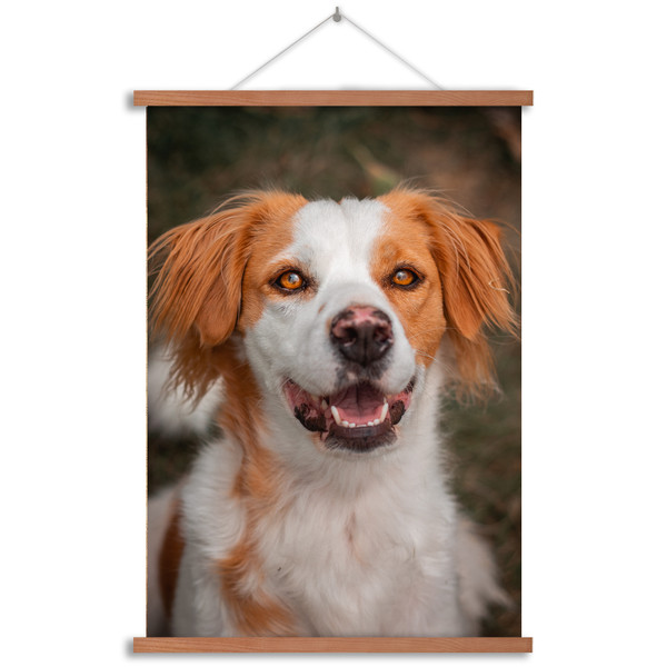 Magnetic Poster Hanger Frame Custom Canvas Prints with Your Photos Custom Gifts for Kids, Couples, Friends, Pets, Posters - Personalized Canvas Photo Prints, Wood Frame