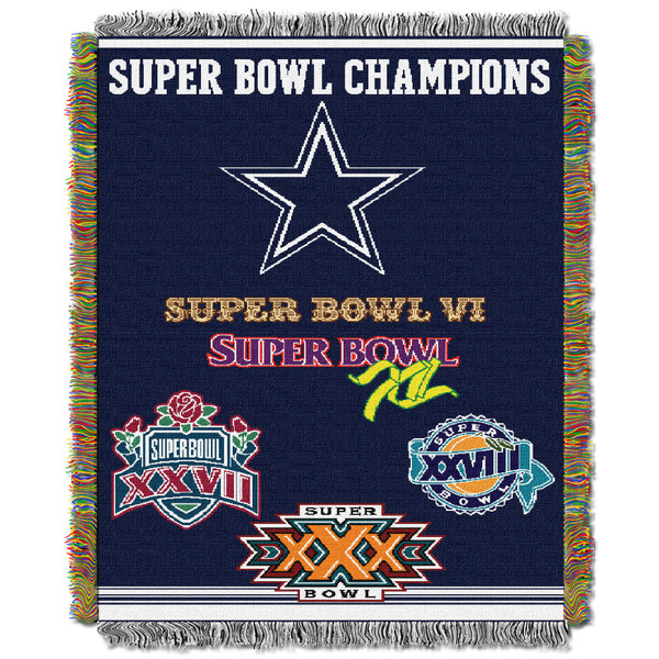 Cowboys OFFICIAL National Football League, Commemorative 48"x 60" Woven Tapestry Throw by The Northwest Company
