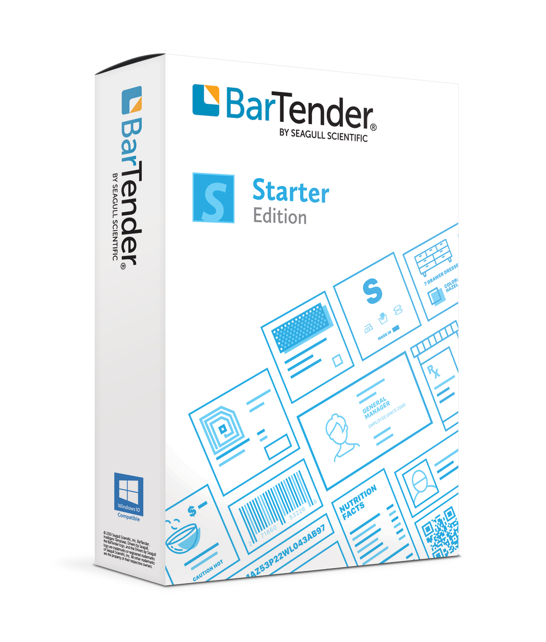 BarTender Starter Edition Application License Printer Year  Maintenance