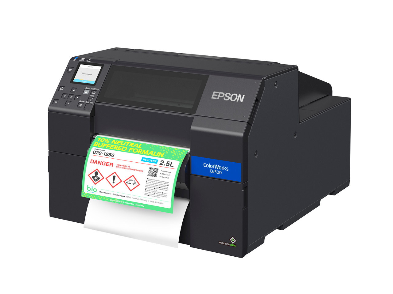 Epson ColorWorks CW-C6500A Matte 8-Inch Color Label Printer with