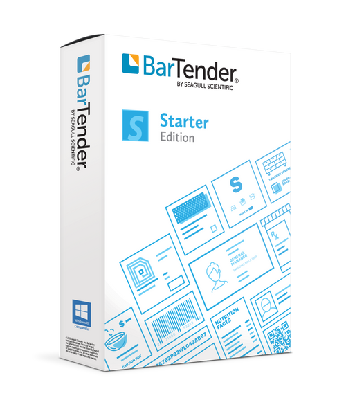 Bartender 2021 Starter Edition Application License + 1 Printer + 3 Year Maintenance