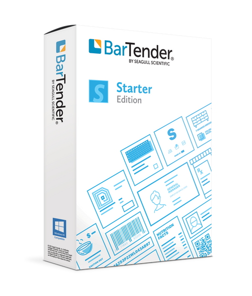 Bartender 2021 Starter Edition Application License + 1 Printer + 1 Year Maintenance