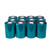 Zebra 110mm x 450m / 1" Core / 12 Rolls / Black TDW121 Wax Ribbons