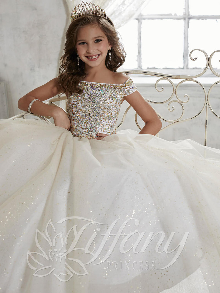 Tulle Girls Pageant Dress Tiffany Princess 13457