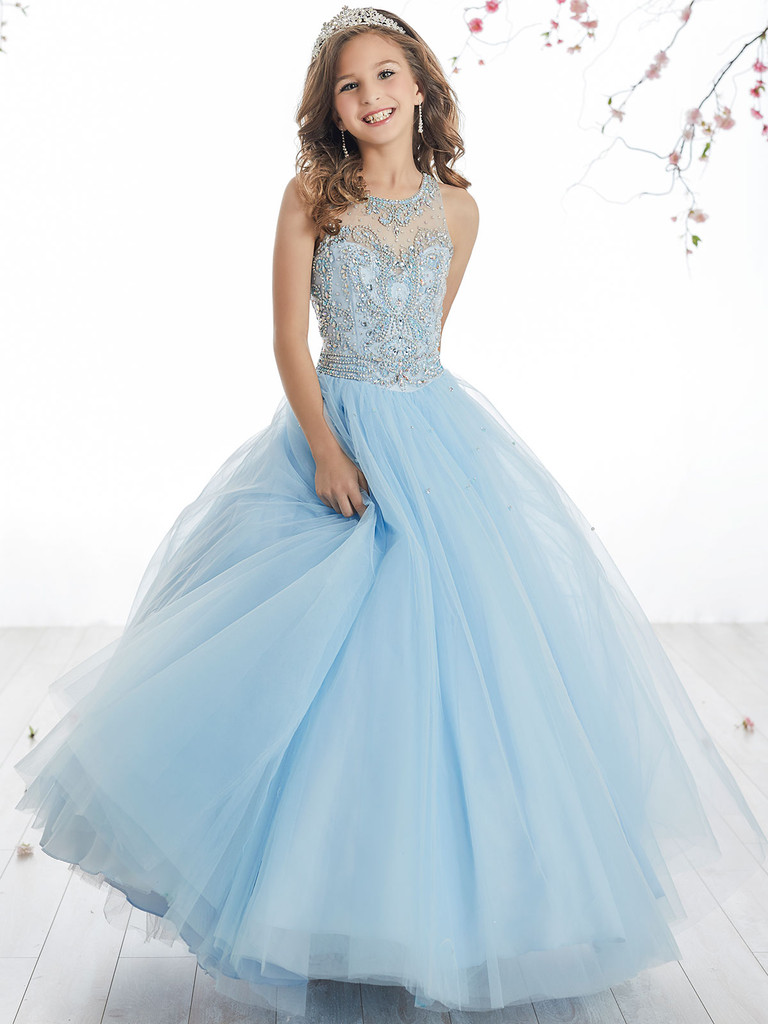 Tiffany Princess 13514 Tulle Ball Gown Dress|PageantDesigns.com