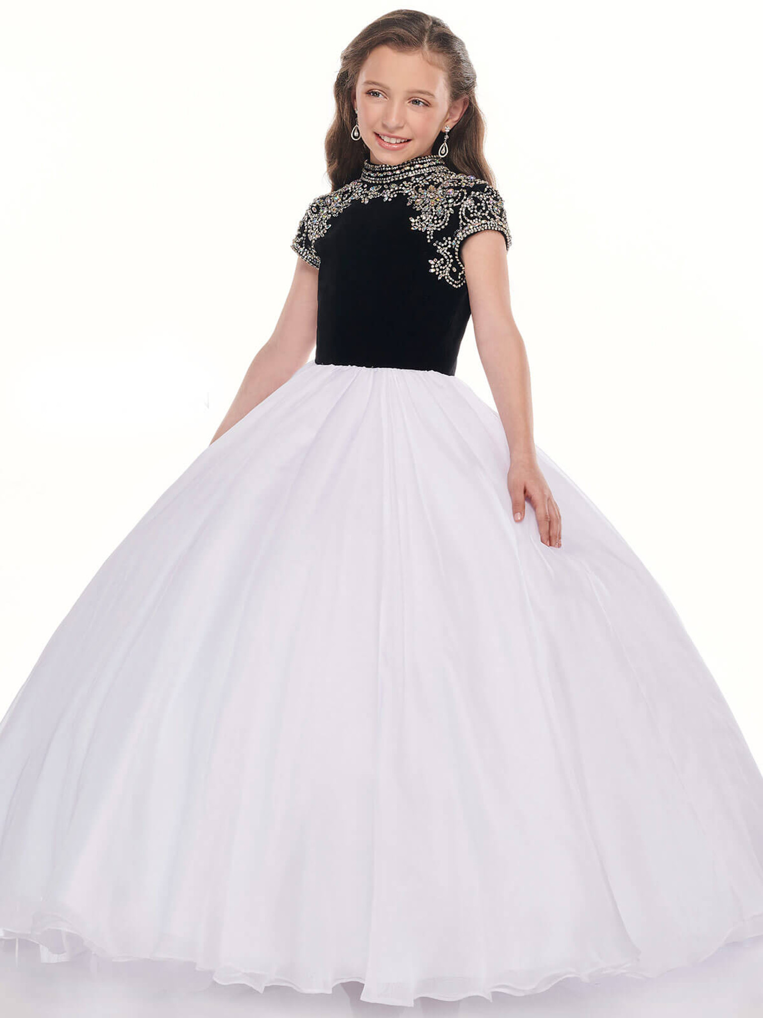 Chiffon Ball Gown Perfect Angels 10025 Pageant Dress PageantDesigns