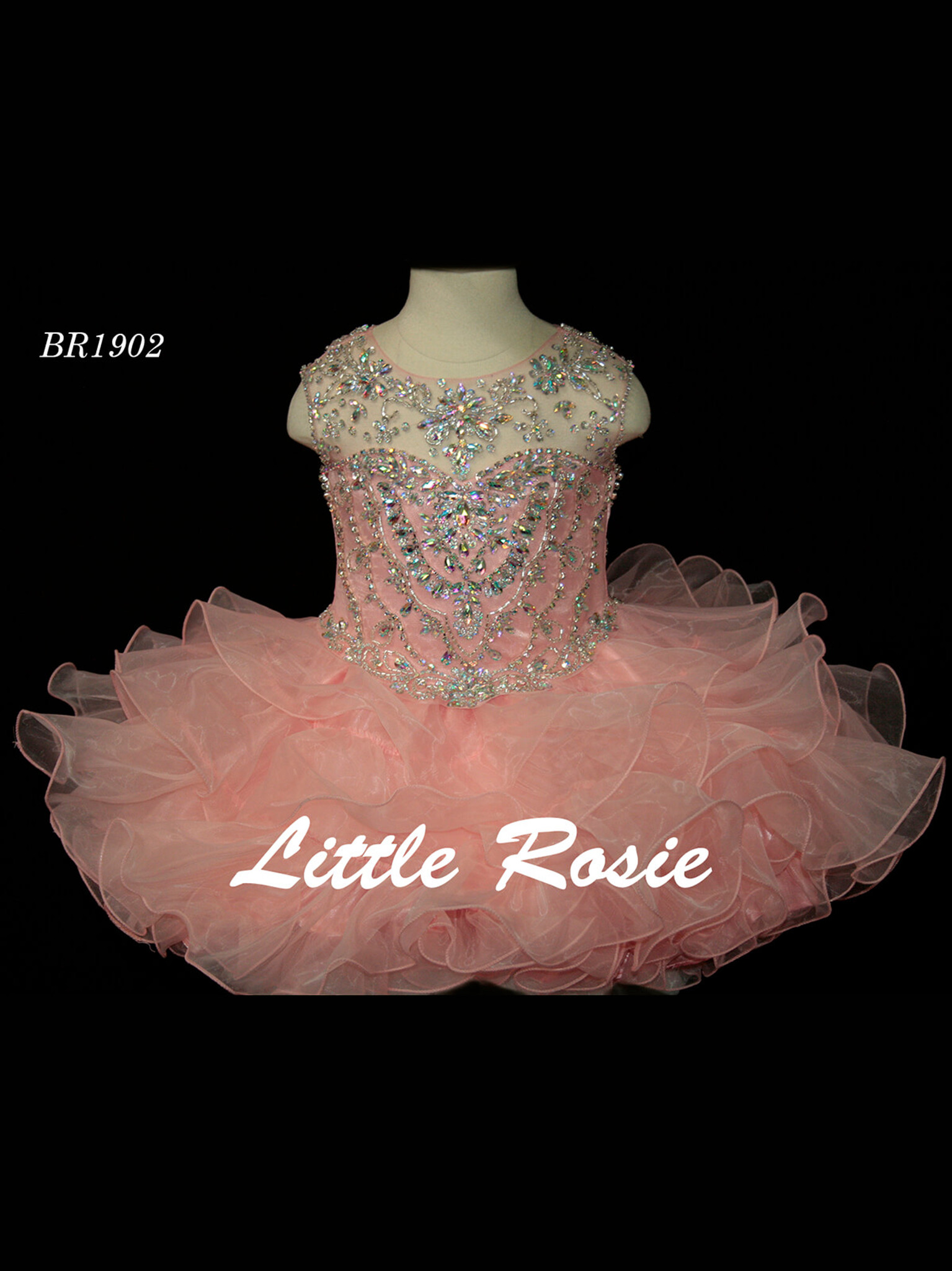 Short Cupcake Little Rosie BR1902 Pageant Dress PageantDesigns