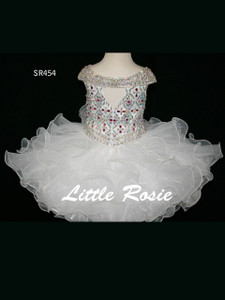 Little Rosie Hand Beaded Short Pageant Dress SR454