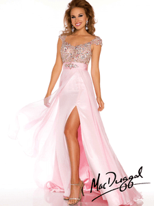 Capped Sleeve Pageant Dress Mac Duggal 42982P
