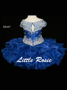 Cap Sleeved Cupcake Pageant Dress Little Rosie SR467