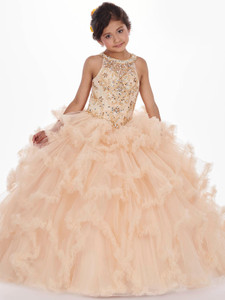 Tulle Ruffled Mary's MQ4008 Little Quince Dress