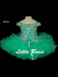 Off The Shoulder Baby Pageant Dress Little Rosie BR484