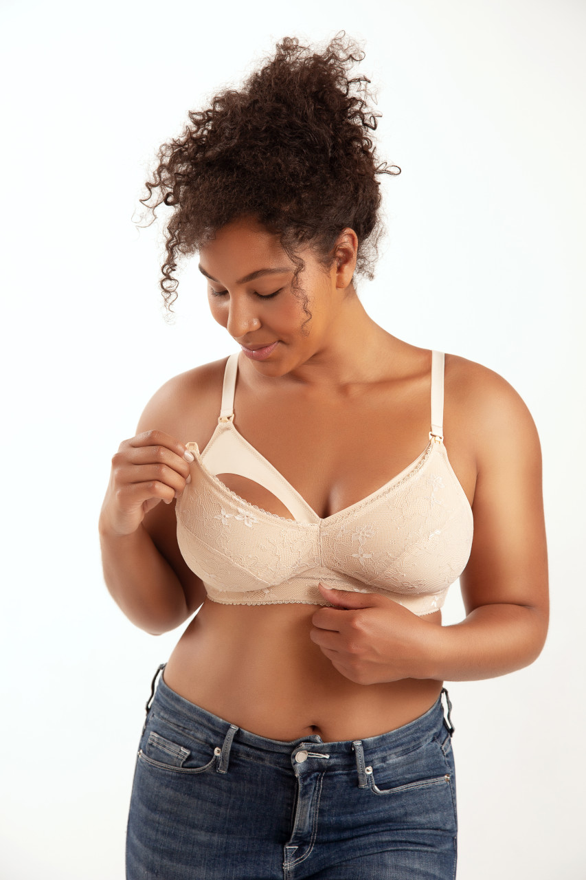 PARFAIT Women's Rain Wire-Free Nursing Bra - Porcelain - 34G