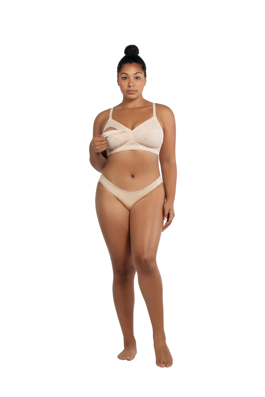 PARFAIT Women's Rain Wire-Free Nursing Bra - Porcelain - 34G