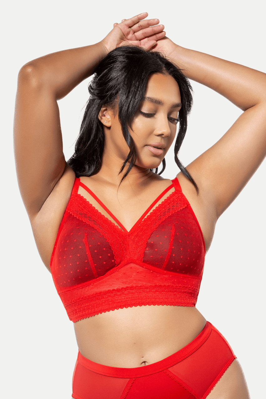 Parfait Mia Lace Wire-Free Padded Lace Bralette P5951 