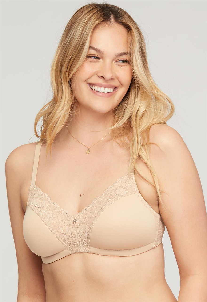 Maidenform Comfort Devotion Lace Bra, Wirefree Bra with Full