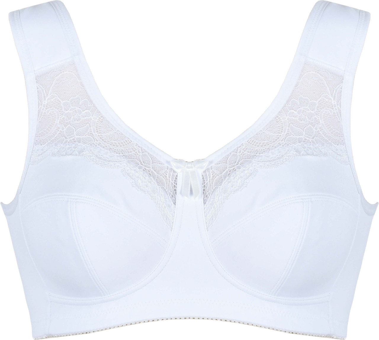 Naturana Wireless Firm Control Lace Bra with Comfort Straps 5315