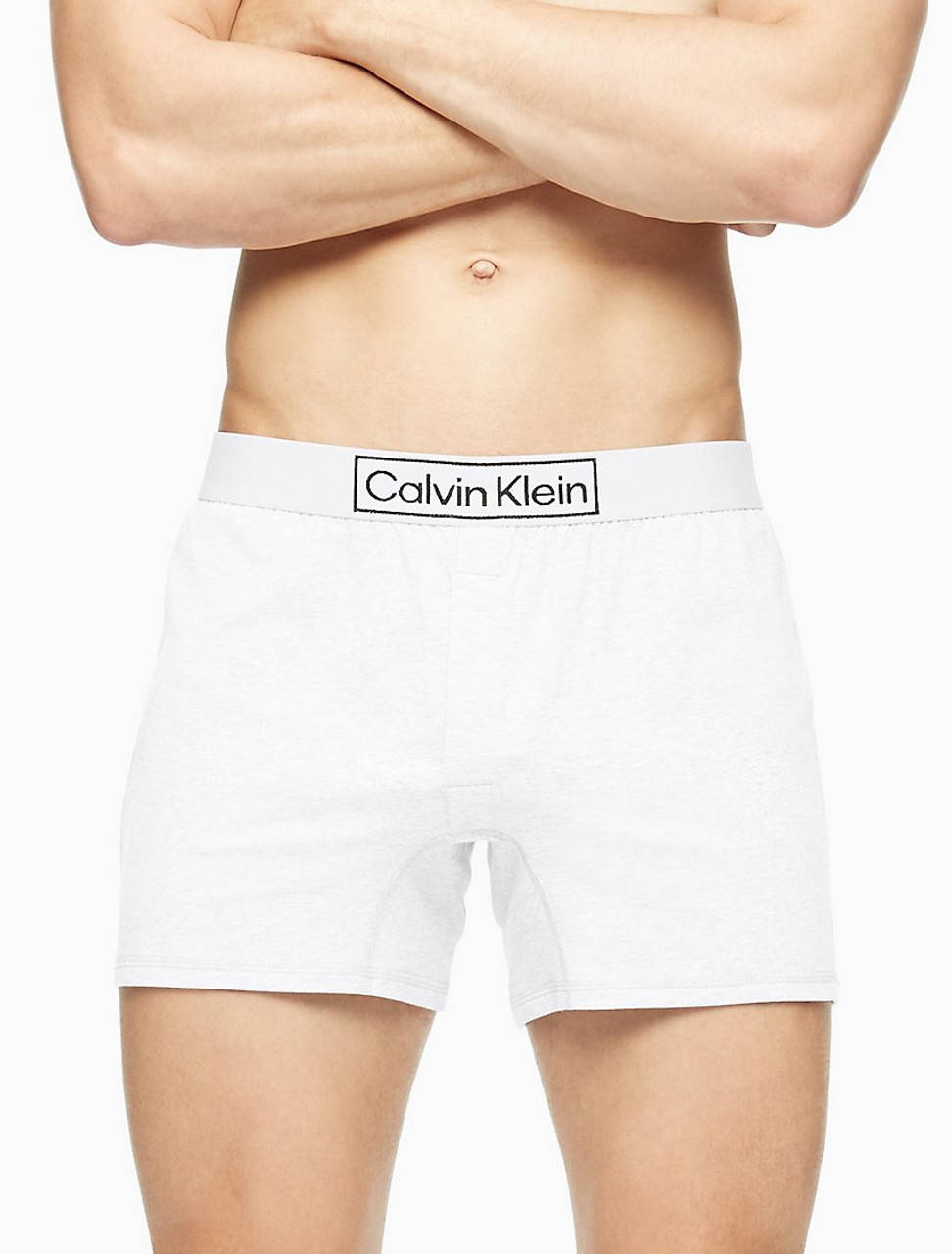 Calvin Klein Reimagined Heritage Cotton Blend Slim Boxer NB3901