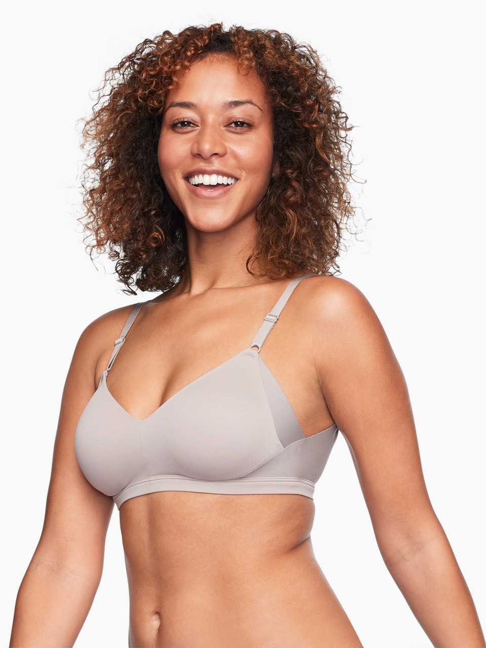 Warner's No Side Effects Underarm and Back Smoothing Comfort Wireless Lift  T-Shirt Bra RN2231A