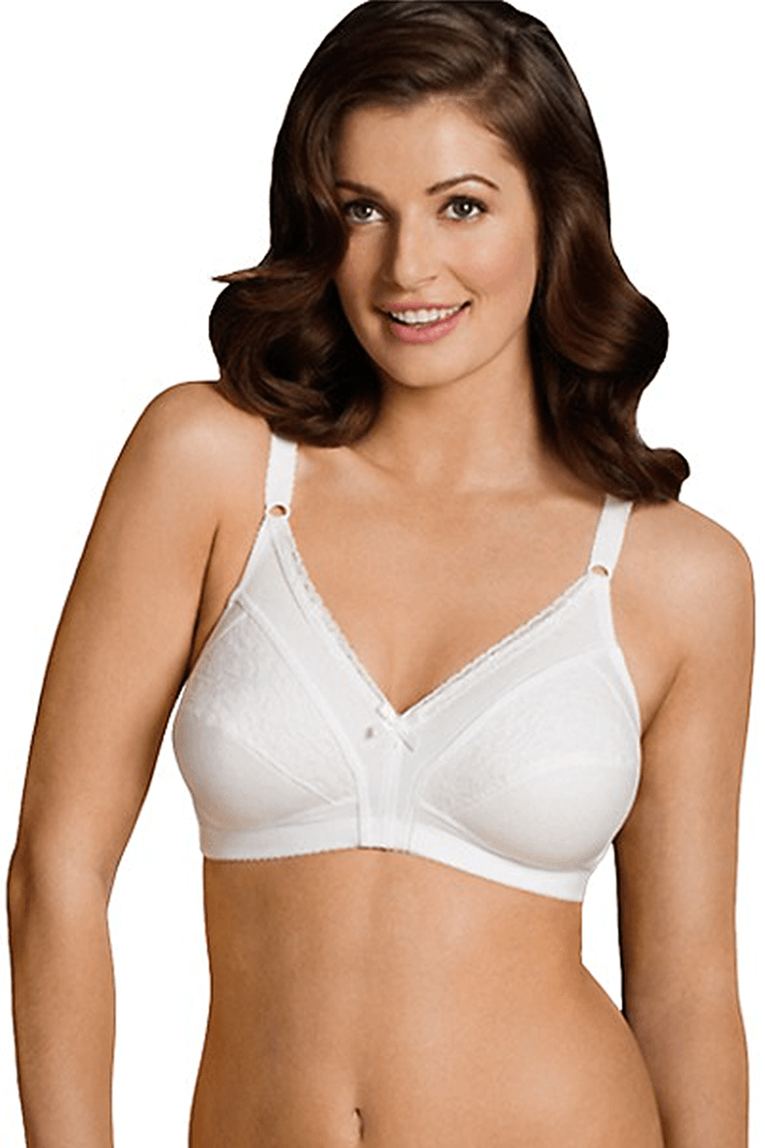 Naturana Cotton Wireless Moulded Elastic Cup Bra (B–D 34–44) 5445