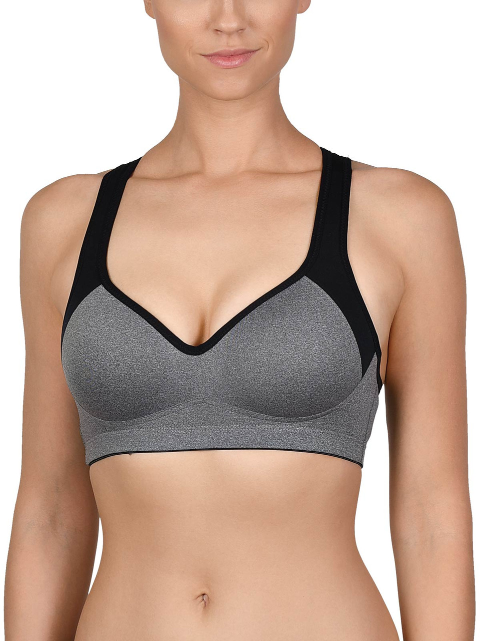 wireless push up sports bra