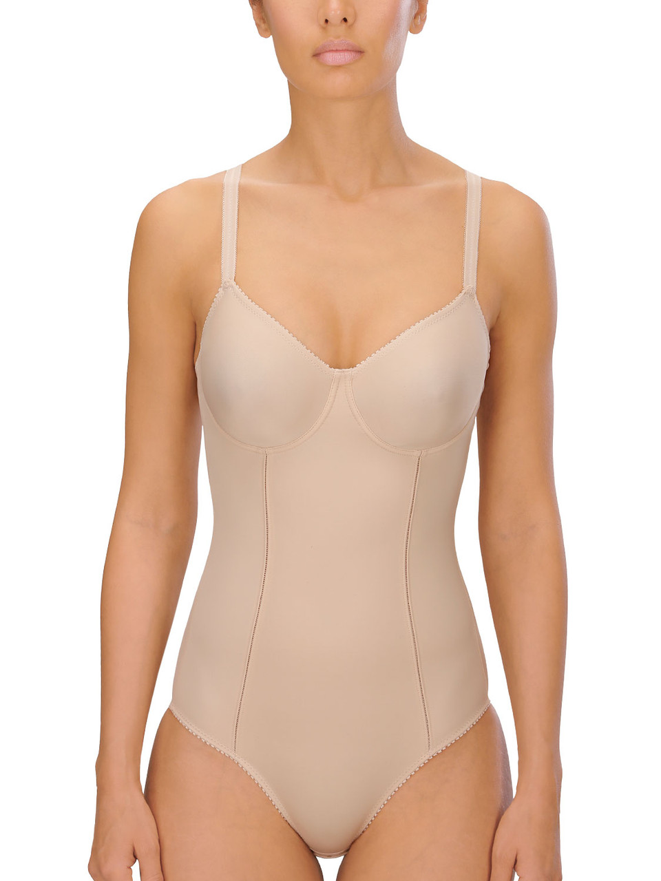 Naturana Wireless Minimizer Moulded Satin Bodyshaper 3263 (B–D 36–42)