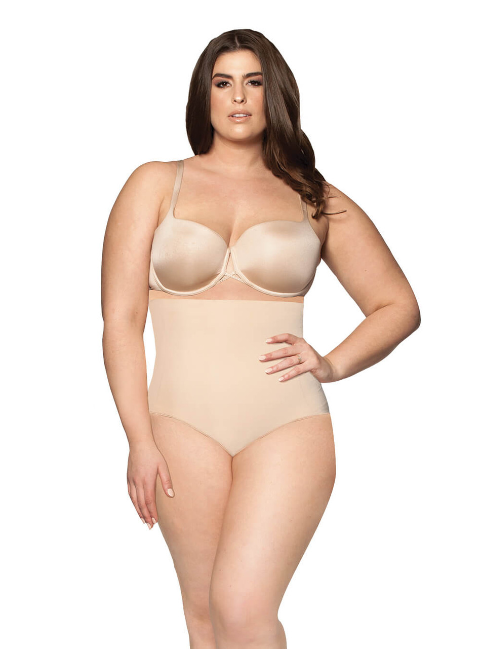 Plus Size Fitted Nude Mesh Bodysuit – mapale shop