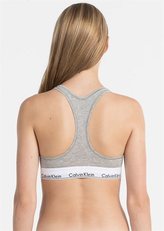 Calvin Klein Modern Cotton Modal Wireless Unlined Racerback Bralette F3785