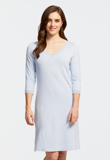 Lusomé  Cotton Long Sleeve Lucienne Sleepshirt LF17-166
