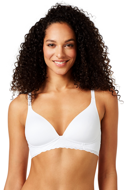 Cloud 9 Warner's Wirefree Light Contour Cup Bra with Lace Band RO5691A 