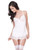 Affinitas Parfait Unlined Wire Sheer Lace Babydoll 1048