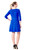 Arianne Solid V-Neck Long Sleeve Dress 8616