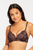 Montelle Two Tone Lace Wireless Cocoa Bliss Bra 9172