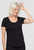 Lusomé  Cotton  Scoop Neck Sarah T-Shirt LS20-252