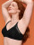 Naturana Wire-Free Elastic Cup Bra with Mesh Details 5505