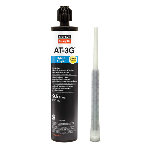 Simpson Strong-Tie AT3G10 High-Strength Hybrid Acrylic Adhesive Single